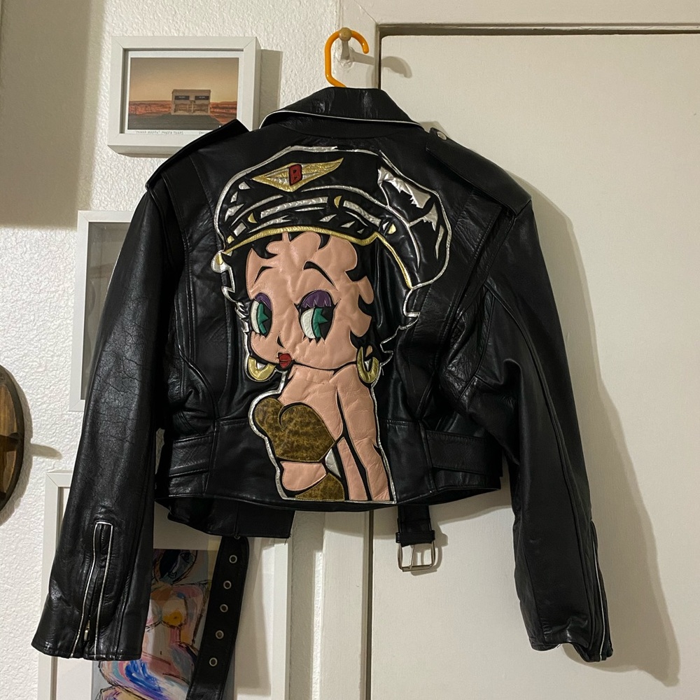Vintage Betty Boop Leather Jacket